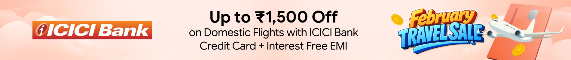 Get upto ₹1,500 Off with ICICI Bank Credit Card + Interest Free EMI