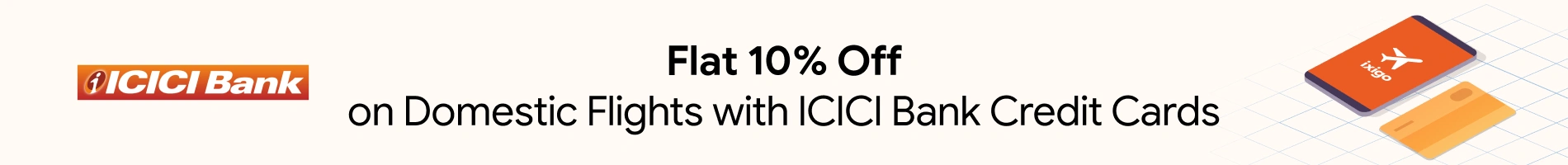 Flat 10% Off up to ₹1,500 with ICICI Bank Credit Card