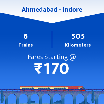 Ahmedabad To Indore Trains Reservation From 6 Trains Timings Availability Fare Ixigo Ahmedabad To Indore Distance By Road