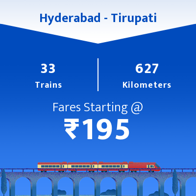 Hyderabad To Tirupati Trains Book Tickets Check Seat Availability Hyderabad To Tirupati Trains Book Tickets Check Seat Availability