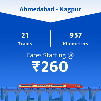Ahmedabad To Nagpur Trains Reservation From 21 Trains Timings Availability Fare Ixigo Nagpur To Ahmedabad Distance By Road